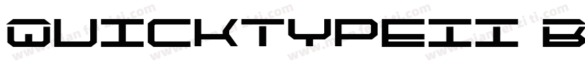QuickTypeII Bold字体转换
